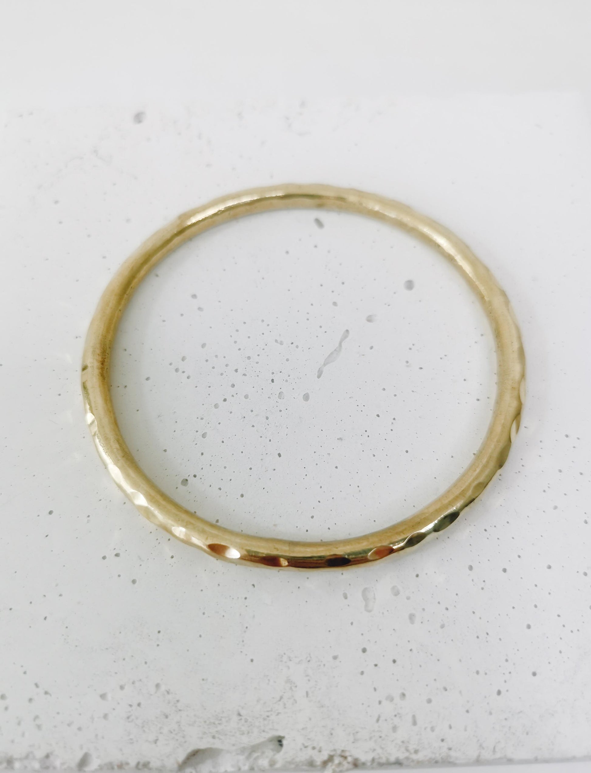 Solid brass bangle, hammered statement bangle, wide bangle, tribal gold bangle, minimalist simple bangle