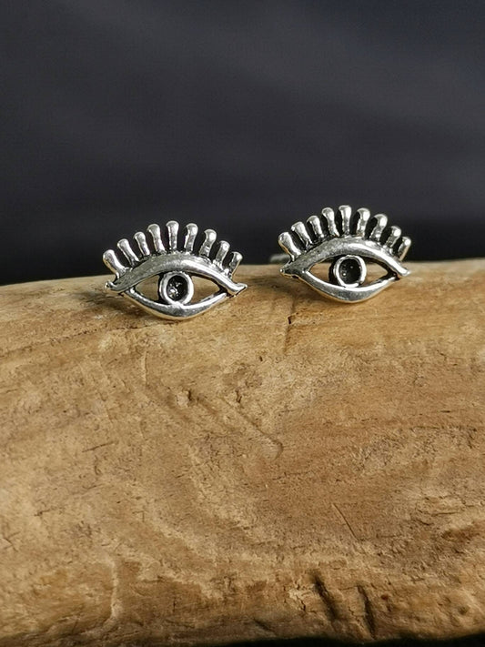 Eye Studs Silver 925, Studs Sterling Silver